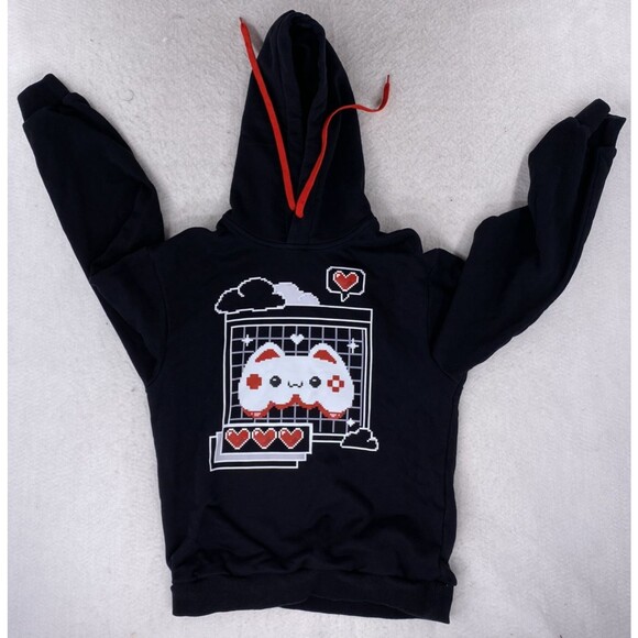 Aphmau Cat Meemeows Gaming Hoodie Black Small Unisex Official YouTube Merch - Picture 1 of 9